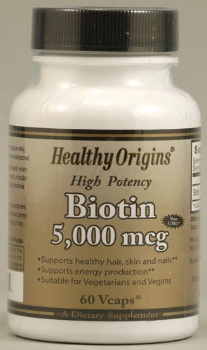Comprar Healthy Origins Biotin -- 5000 mcg - 60 Vcaps®