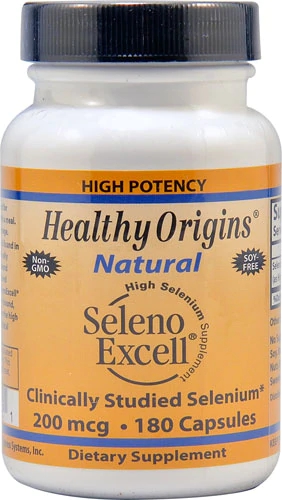 Comprar Healthy Origins Natural Seleno Excell Selenium -- 200 mcg - 180 Capsules