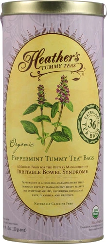 Comprar Heather's Tummy Care Organic Peppermint Tummy Tea Bags -- 36 Tea Bags