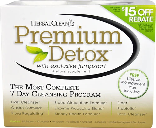 Herbal Clean Premium Detox™ 7 Day Cleansing Program -- 1 Kit