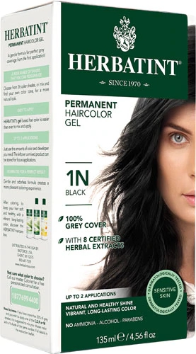 Comprar Herbatint Permanent Haircolor Gel 1N Black -- 135 mL