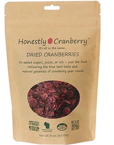 Comprar Honestly Cranberry Dried Cranberries Unsweetened -- 3 oz