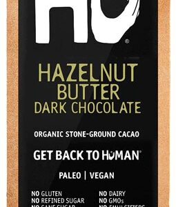 HU Dark Chocolate Bar Vegan Paleo Hazelnut Butter -- 2.1 oz