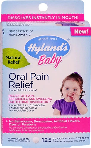Comprar Hyland's Baby Oral Pain Relief -- 125 Quick Dissolving Tablets