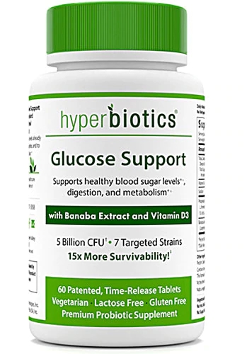Comprar Hyperbiotics Glucose Support -- 5 billion CFU - 60 Time Release Tablets