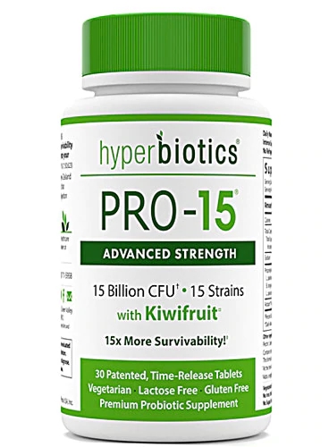 Comprar Hyperbiotics PRO-15 Advanced Strength -- 15 billion CFU - 30 Time Release Tablets