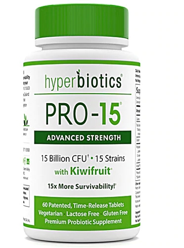 Comprar Hyperbiotics PRO-15 Advanced Strength Probiotics -- 15 billion CFU - 60 Time Release Tablets