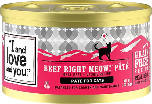 Comprar I and Love and You Beef Right Meow Recipe Beef Pate -- 3 oz Each / Pack of 24