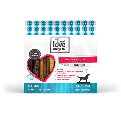 Comprar I and Love and You Cow-Boom Strips Dog Treats Beef -- 8 oz