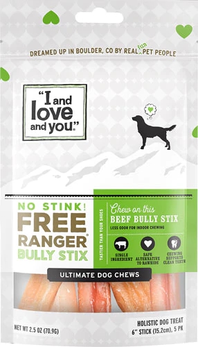 Comprar I and Love and You No Stink! Free Ranger Beef Bully Stix -- 2.5 oz