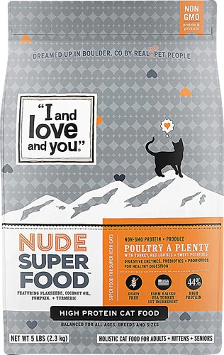 Comprar I and Love and You Nude Super Cat Food Turkey, Red Lentils, Sweet Potatoes -- 5 lb