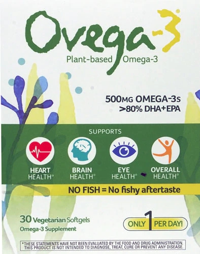 Comprar I-Health Ovega-3® Plant-Based Omega-3 -- 500 mg - 30 Vegetarian Softgels