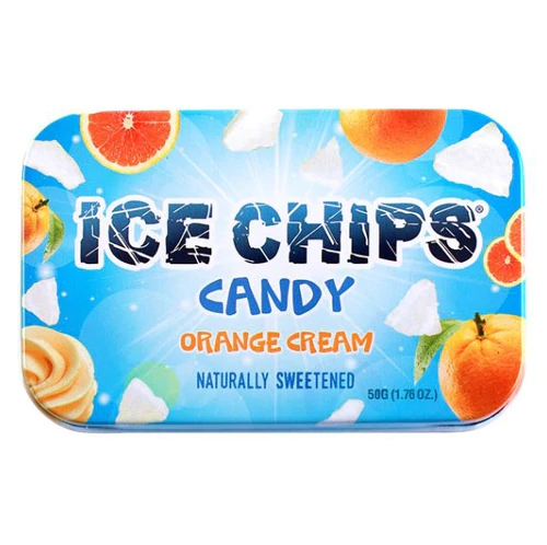 Comprar Ice Chips Candy Tin Orange Cream -- 1.76 oz