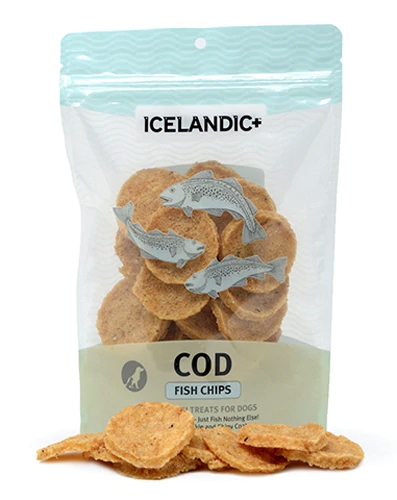 Icelandic Plus Cod Fish Chips Dog Treat -- 2.5 oz