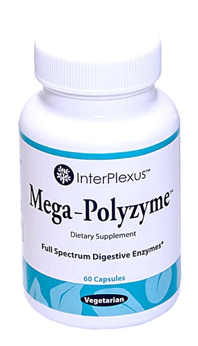 InterPlexus Mega-Polyzyme™ Full Spectrum Vegetarian Enzymes -- 60 Capsules
