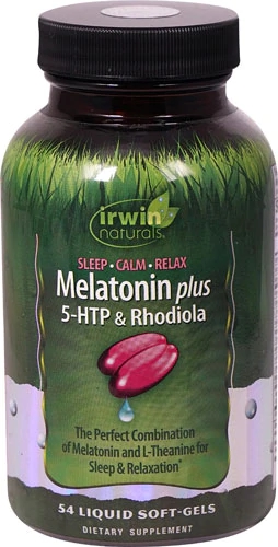 Comprar Irwin Naturals Melatonin plus 5-HTP & Rhodiola -- 54 Liquid Softgels