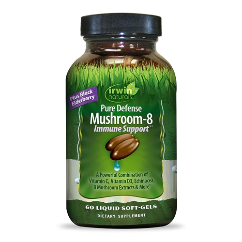 Irwin Naturals Pure Defense Mushroom-8 Immune Support™ -- 60 Liquid Softgels