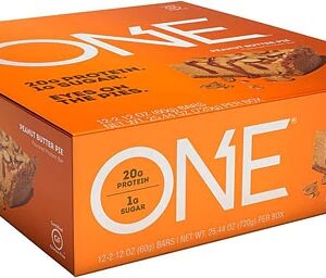 ISS Research OhYeah!® ONE Protein Bar Peanut Butter Pie -- 12 Bars
