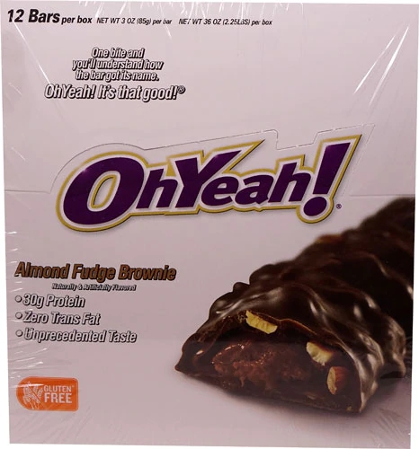 Comprar ISS Research OhYeah!® Protein Bar Almond Fudge Brownie -- 12 Bars