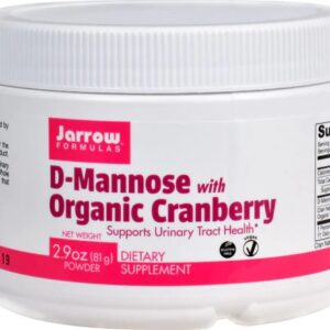 Jarrow Formulas D-Mannose with Organic Cranberry -- 2.9 oz