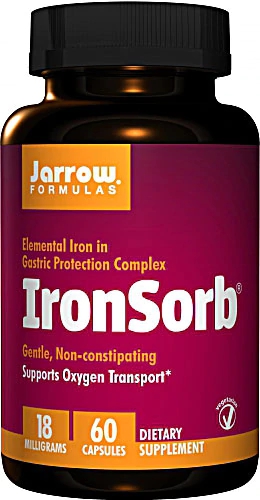 Jarrow Formulas IronSorb® -- 18 mg - 60 Capsules
