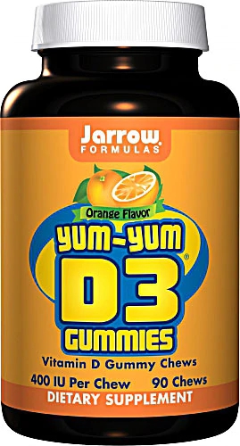 Comprar Jarrow Formulas Yum-Yum D3 Gummies™ Orange Lemon & Strawberry -- 400 IU - 90 Gummies