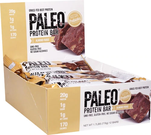 Comprar Julian Bakery Grass Fed Beef Paleo® Protein Bar Almond Fudge -- 12 Bars