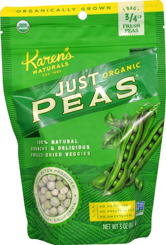 Karen's Naturals Organic Just Peas® -- 3 oz