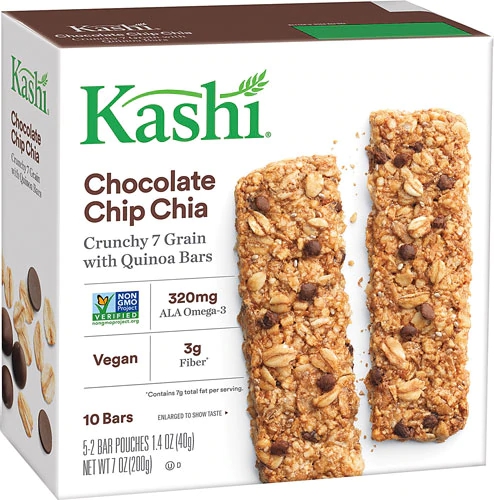 Comprar Kashi Crunchy Granola & Seed Bars Chocolate Chip Chia -- 5-2 Bar Pouches