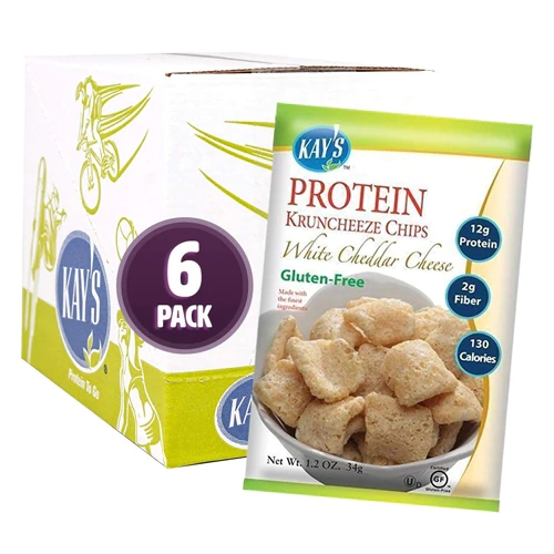 Comprar Kay's Naturals Gluten Free Protein Kruncheeze Chips White Cheddar -- 6 Bags