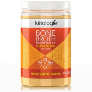 Comprar Ketologie Bone Broth Powdered Drink Mix Roast Chicken -- 12.7 oz