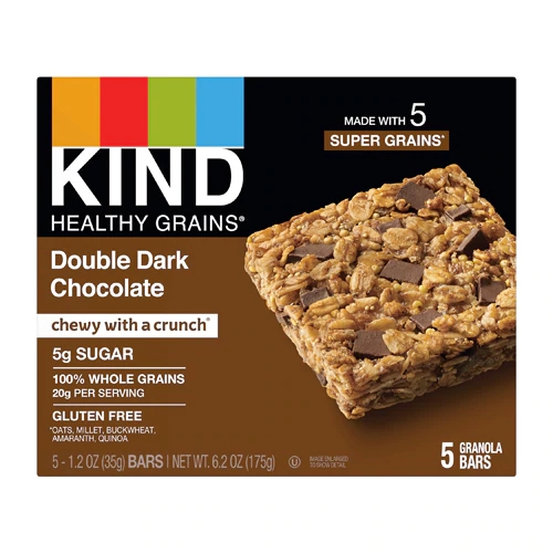 Comprar Kind Healthy Grains Granola Bars Gluten Free Double Dark Chocolate -- 5 Bars