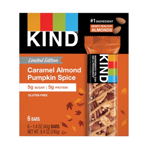 Comprar Kind Nuts and Spices Bar Carmel Almond Pumpkin Spice -- 6 Bars