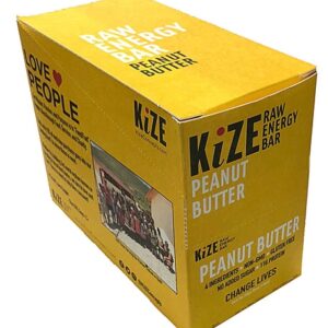 Kize Raw Energy Bar 11G Protein Gluten Free Peanut Butter -- 10 Bars