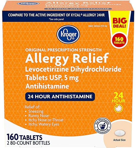 Comprar Kroger® Allergy Relief 24 Hour -- 160 Tablets