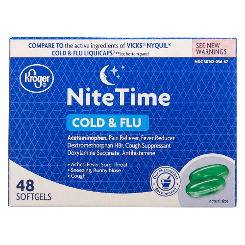 Comprar Kroger® Nite Time Cold & Flu -- 48 Softgels