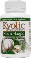Kyolic Aged Garlic Extract™ Neuro-Logic® Memory Learning and Mental Acuity -- 120 Capsules