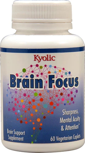 Kyolic Brain Focus -- 120 mg - 60 Vegetarian Caplets