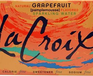 La Croix All Natural Sparkling Water Natural Grapefruit -- 8 Cans