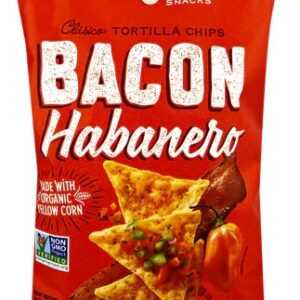 Late July Snacks Clasico Tortilla Chips Bacon Habanero -- 5.5 oz