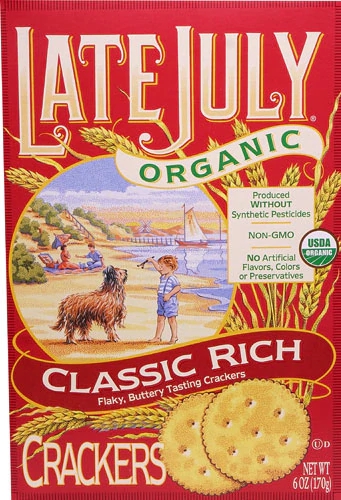 Late July Snacks Organic Classic Rich Crackers -- 6 oz
