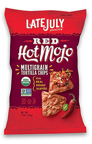 Comprar Late July Snacks Organic Multigrain Tortilla Chips Gluten Free Red Hot Mojo -- 5.5 oz