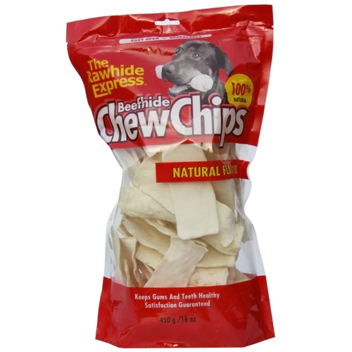 Comprar Lennox The Rawhide Express Beefhide Chew Chips Dog Treats -- 16 oz
