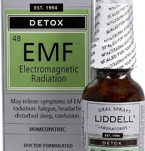 Liddell Homeopathic Detox Electromagnetic EMF Radiation -- 1 fl oz