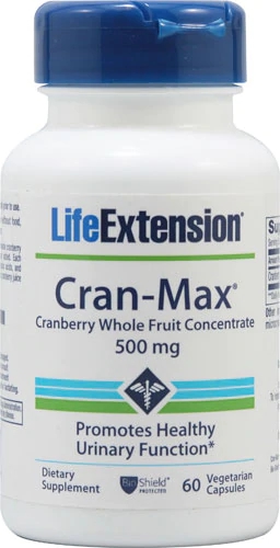 Comprar Life Extension Cran-Max® -- 500 mg - 60 Vegetarian Capsules