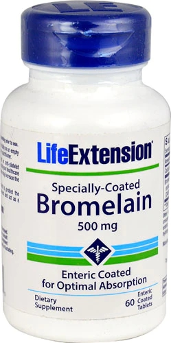Comprar Life Extension Specially-Coated Bromelain -- 500 mg - 60 Tablets