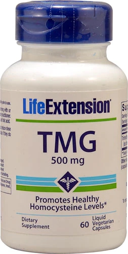 Comprar Life Extension TMG -- 500 mg - 60 Vegetarian Liquid Capsules