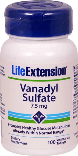 Comprar Life Extension Vanadyl Sulfate -- 7.5 mg - 100 Vegetarian Tablets
