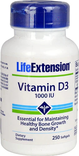 Comprar Life Extension Vitamin D3 -- 1000 IU - 250 Softgels