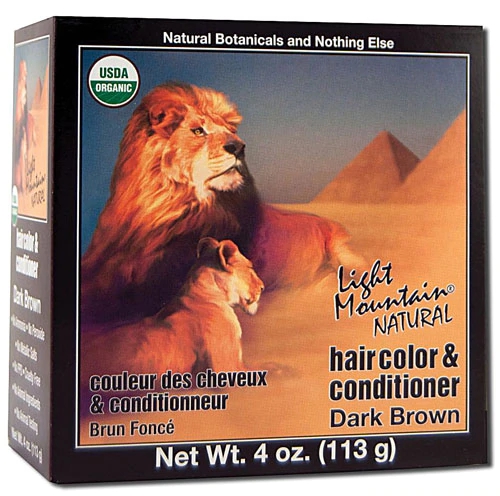 Comprar Light Mountain Natural Hair Color and Conditioner Dark Brown -- 4 fl oz